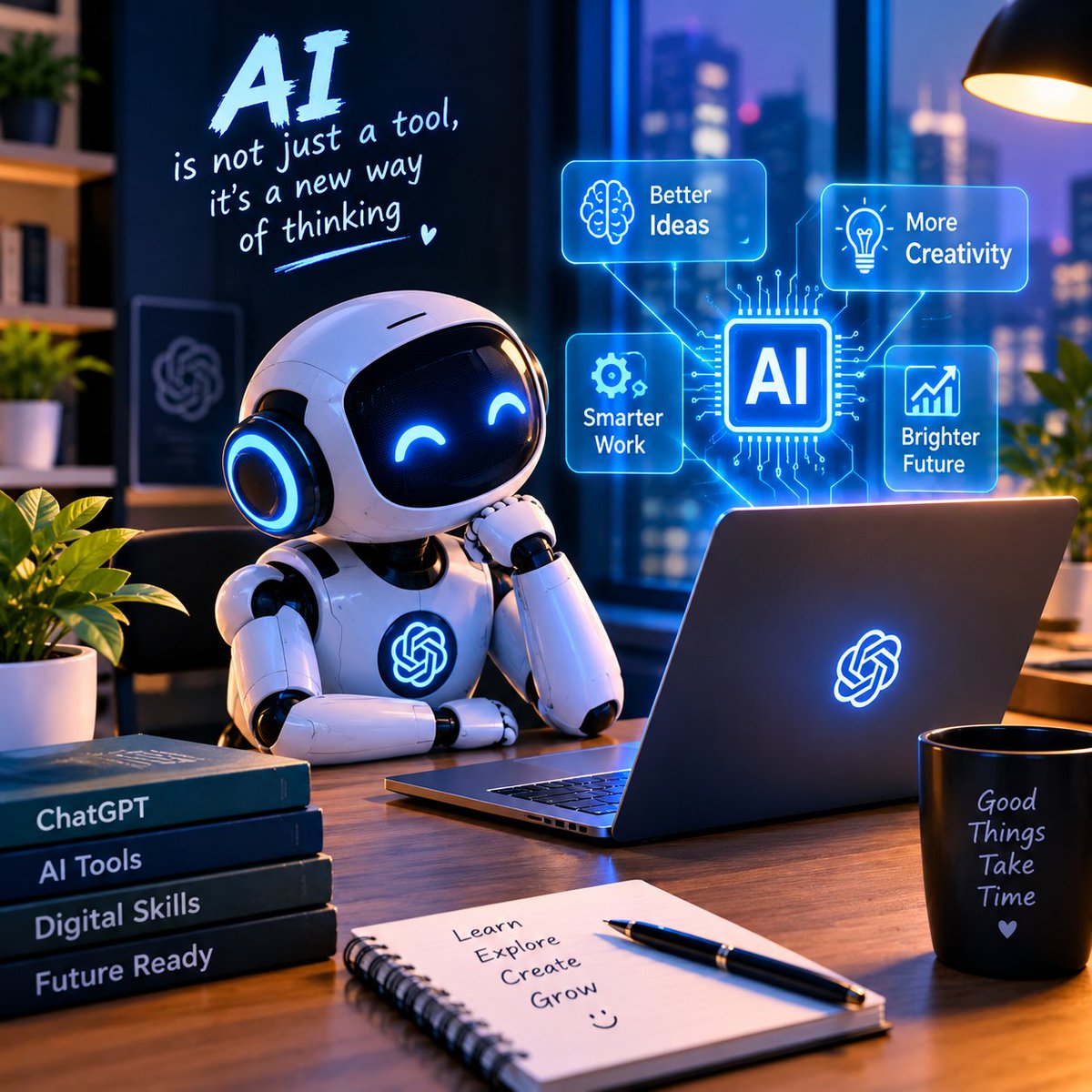 shamimRezaai's tweet photo. 🤖✨ The future is powered by AI, but creativity comes from the human mind! 💡🚀
Keep learning, keep exploring, and keep innovating. The best is yet to come! 🌍💙 https://t.co/d9GLp8CcZA