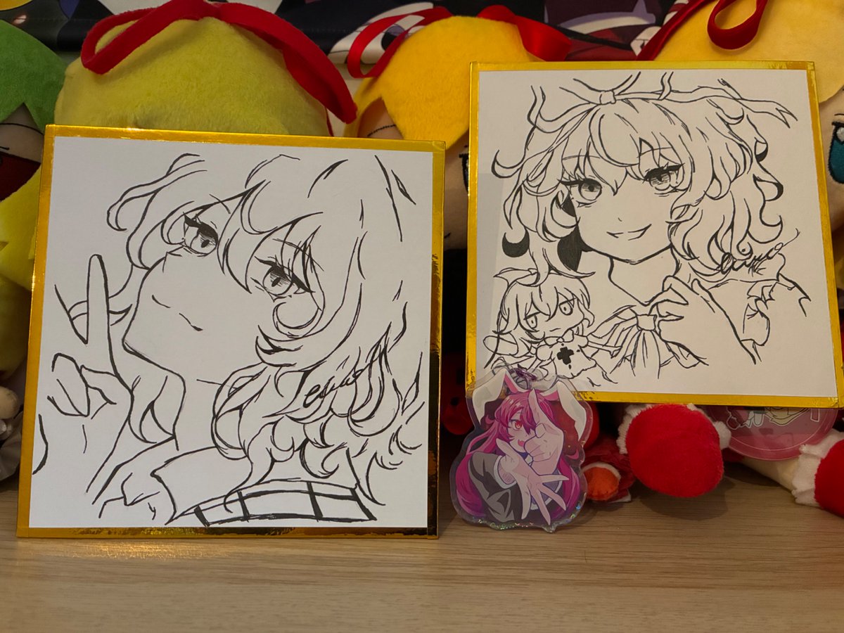 Protty8569752's tweet photo. My merch from @TicklingRats arrived! Thank you for the drawings, they‘re a good addition to the shrine hehe https://t.co/FhUHCA62Ln