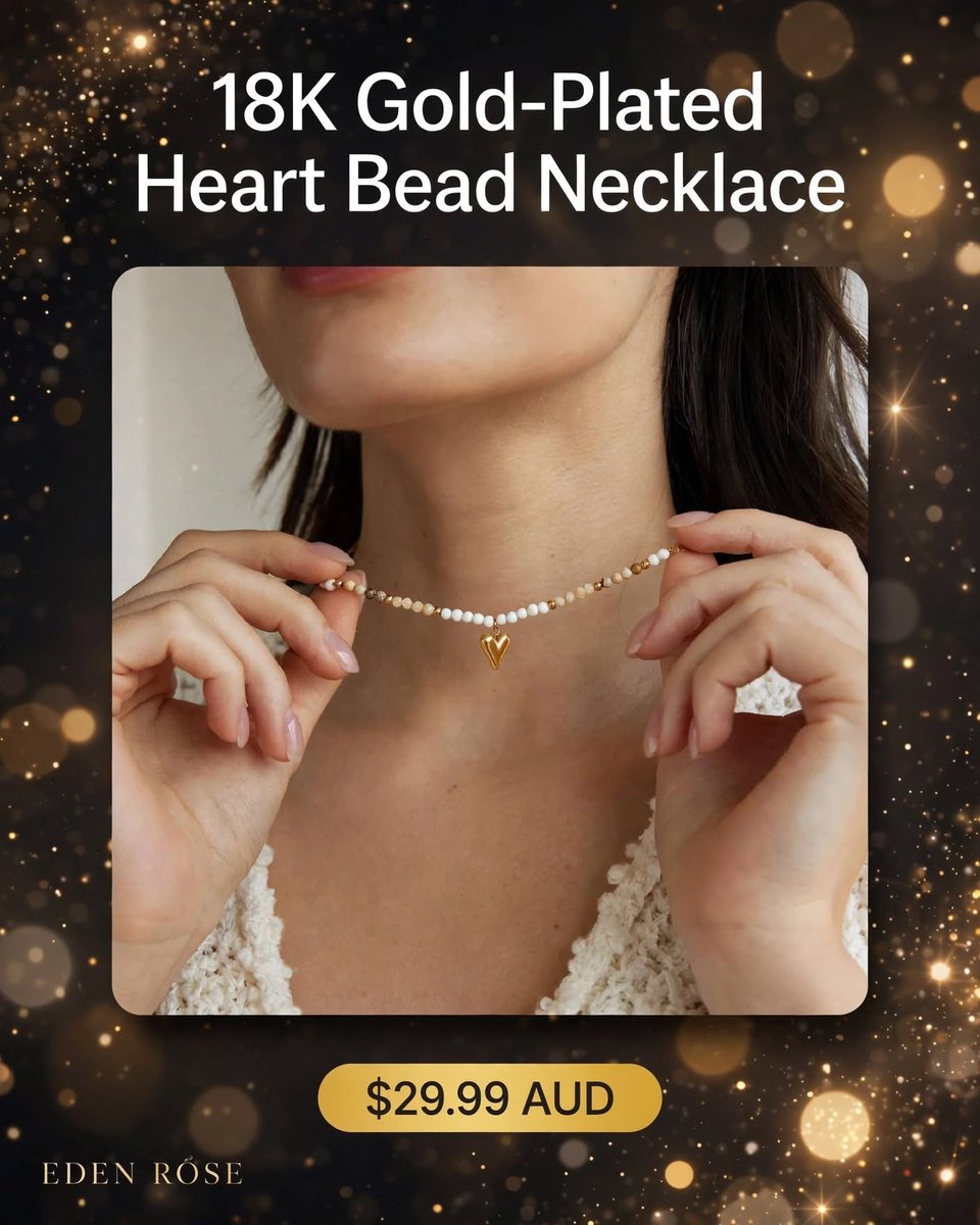 ValkyriesReina's tweet photo. 18K Gold-Plated Heart Bead Necklace
https://t.co/rI73XVnYM2 https://t.co/dCmVdAVf7s