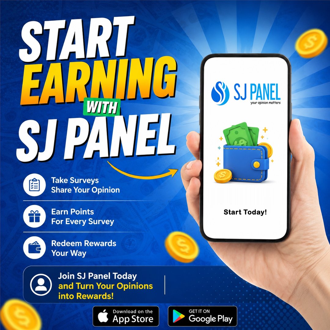 sjpanel's tweet photo. 📲 Download the SJ Panel app today and start participating in trusted online surveys.

𝐉𝐨𝐢𝐧 𝐧𝐨𝐰! https://t.co/qYTmCoK42d

#SJPanel #OnlineSurveys #PaidSurveys #SurveyApp #SurveyRewards #EarnRewards #OnlineEarning #MobileApp #SurveyParticipants #SurveyOpportunities https://t.co/Vv1Zp3bvH6