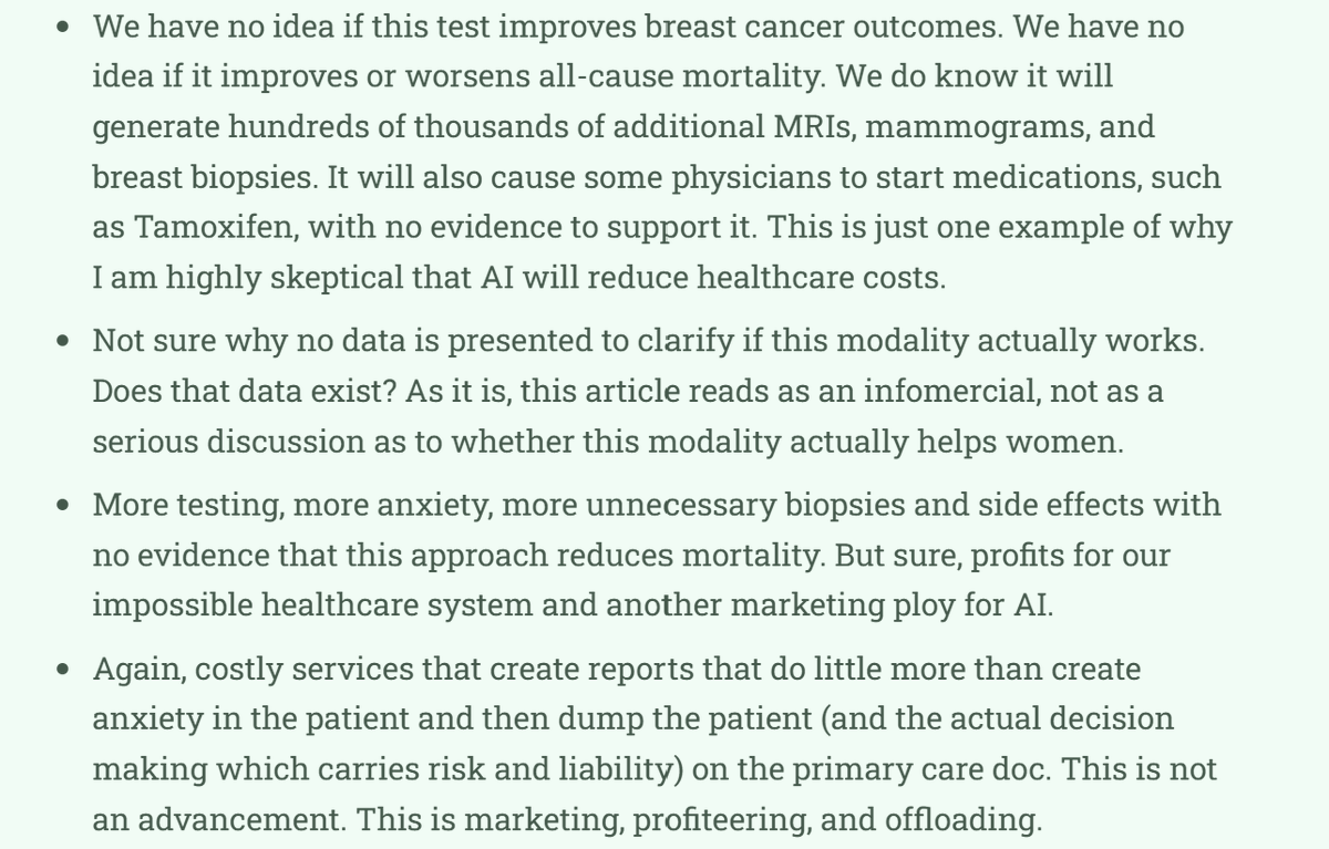 pash22's tweet photo. Even if AI can improve breast cancer risk prediction, will that improve patient outcomes? via @garyschwitzer 
https://t.co/vrsJOKYXqV https://t.co/ZlG58cBYeN