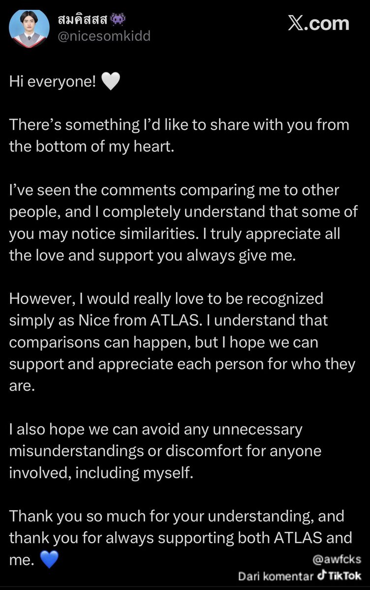 thirdsdays's tweet photo. Hi @tnbau1 and @besevboom . Your fans in tiktok for several months has been spamming nice tiktok with comments about he become aouboom son. Nice already speak up several times that he is uncomfortable but your fans keep doing it. I really hope you can help us educate your fans🙏 https://t.co/CflJfNH3Jx