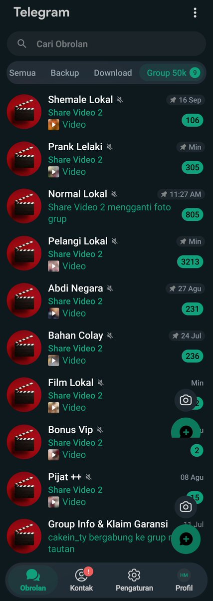 mulaAINTaTHANG_'s tweet photo. Bikin sange brutal 🔥

🇲🇨 : 50 RIBU (10 GROUP)
🇲🇾 : RM 25.53 (10 GROUP)
🇺🇸 : $12,74 USD, GET 10 VIP GROUP

Telegram : https://t.co/uw4WnF8Euh

✅ Permanen, sekali bayar, update!
✅ Gay, normal, vgk, shemale, dll
✅ Member yg sudah join 5000+ 
✅ Full Durasi 900+ video, HD https://t.co/pdSwNBYMtF