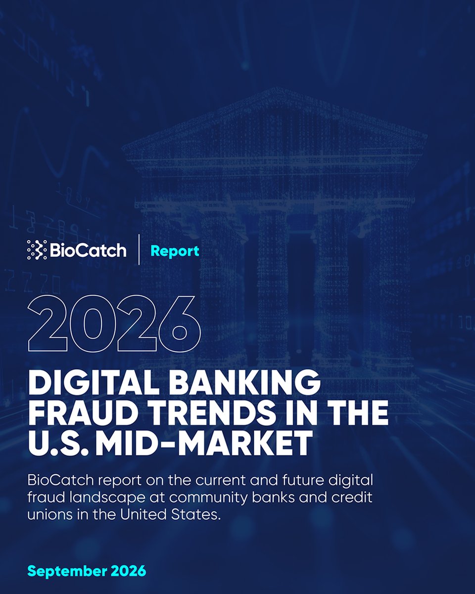 BioCatch's tweet photo. Fraud sessions at U.S. community banks and credit unions fell 11% over the past year. Mule sessions rose 25%.

To understand that divergence and what sits behind it, we analyzed proprietary BioCatch data from more than 250 U.S. mid-market customers.

Access the full report: https://t.co/bnOCKfWTLL

#fraudprevention #financialcrime
