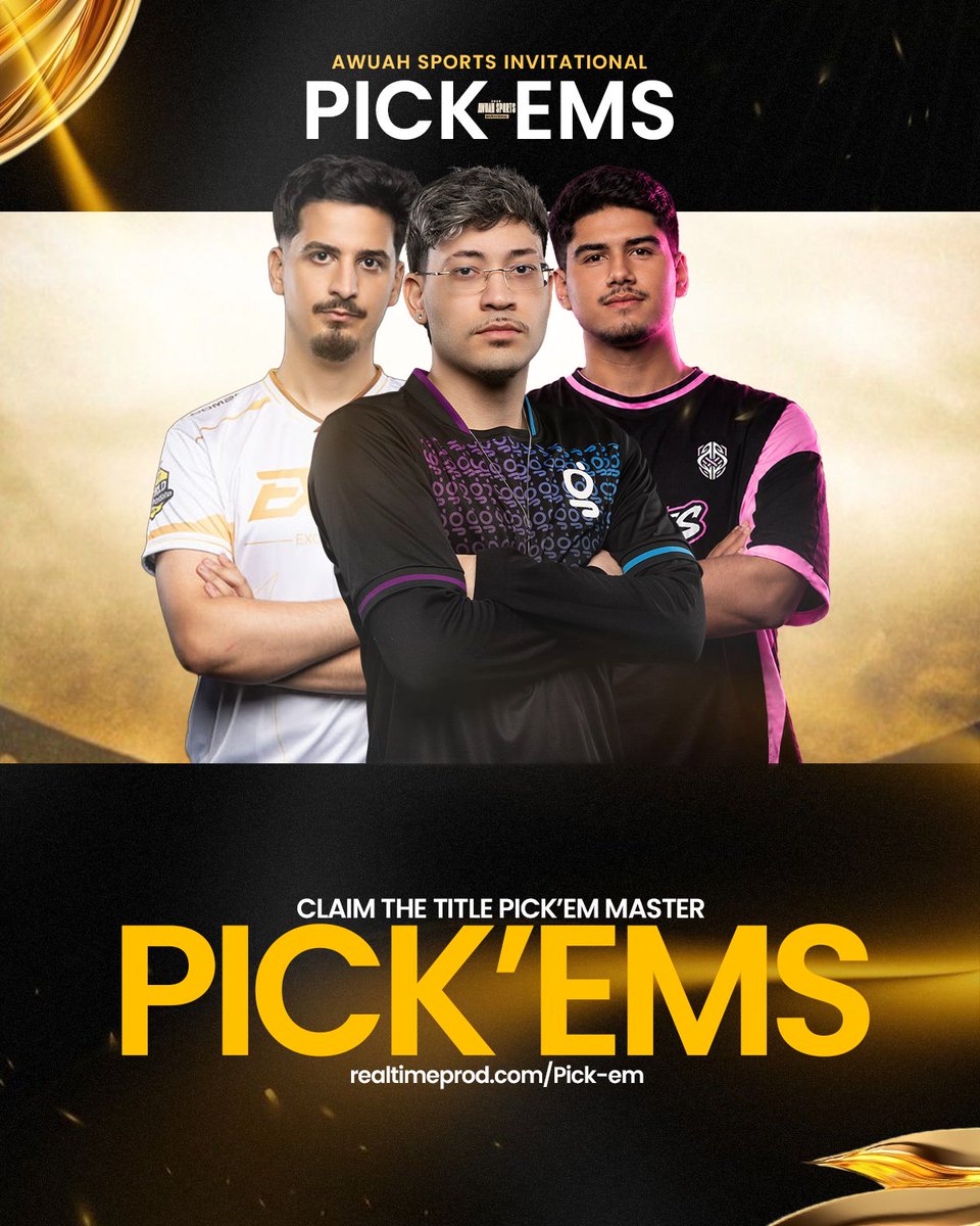 RTimeProduction's tweet photo. Pick'em is Live 

https://t.co/ckg2K32tBt https://t.co/yEfsTpjW9O