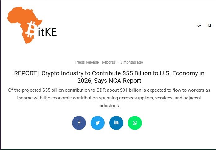 SofeNode's tweet photo. $55B in Economic Reality:

Why the Global Market is Hiring Systems Engineers Over Speculators.

A newly released NCA report indicates that the cryptocurrency industry is projected to contribute $55 billion to the U.S. economy in 2026. https://t.co/RPodfPVd9g