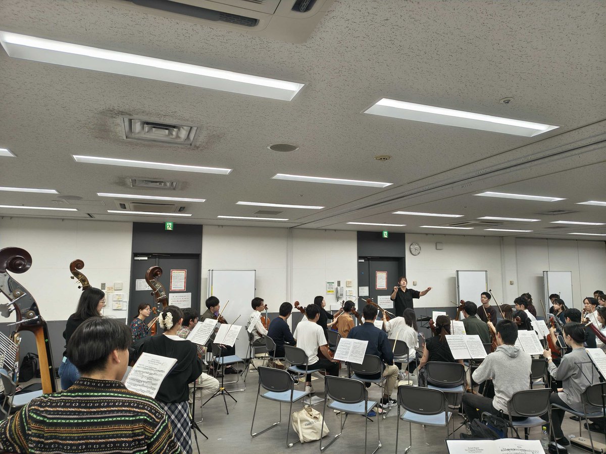 Orche_of_Spring's tweet photo. 先週末の練習🎻🎶
次が本番ということもあり、団員たちのやる気と熱気と気合いに満ち溢れた時間でした🔥

音にもさらに磨きがかかり、皆様にお届けする準備はバッチリです🌟 https://t.co/CaXa9r02K8