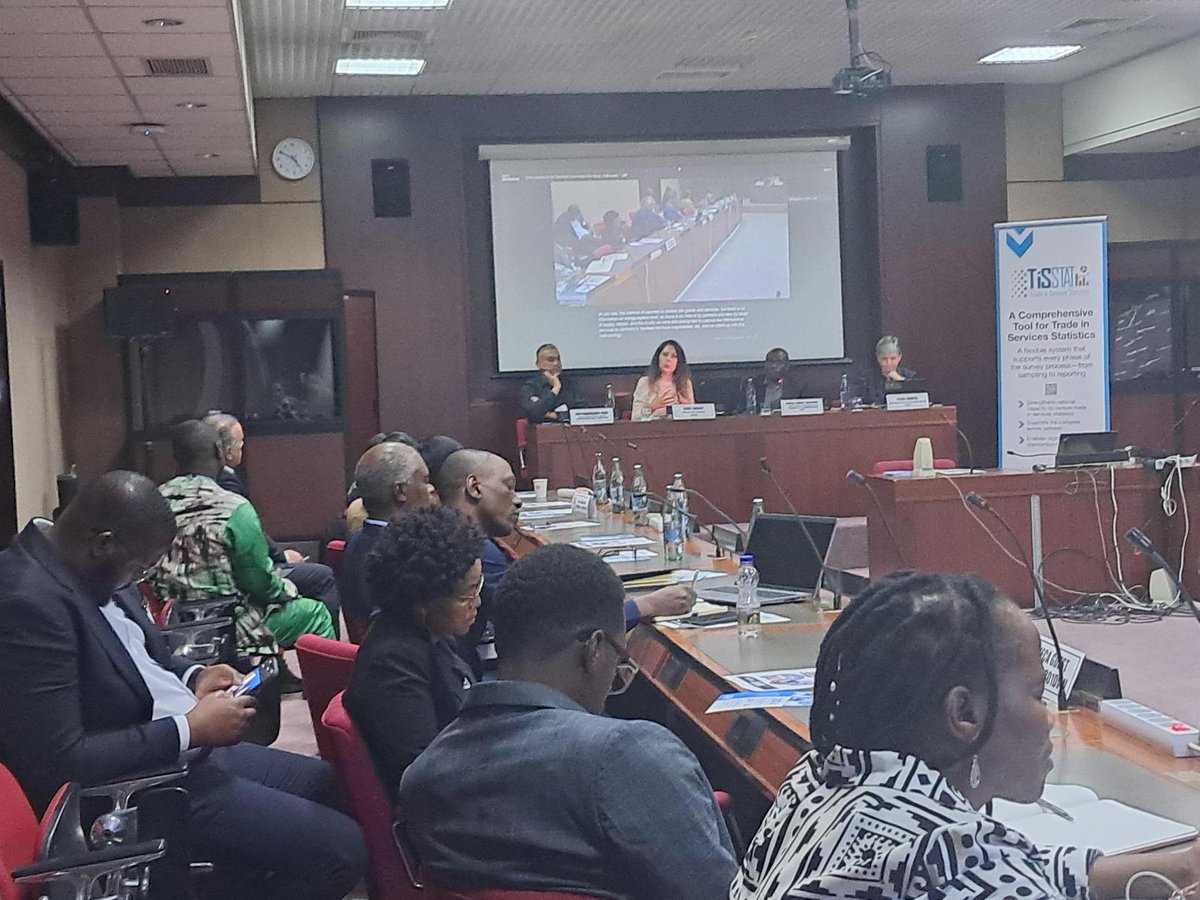 UNCTADinAfrica's tweet photo. Participants shared lessons from TiSSTAT and MyACTA on using digital solutions and partnerships to strengthen trade statistics in Africa. 📊🌍
#TradeStatistics #DigitalTransformation #TiSSTAT #MyACTA #DataForDevelopment #OfficialStatistics #CapacityDevelopment @UNCTAD #UNECA https://t.co/jpEscrAMbO