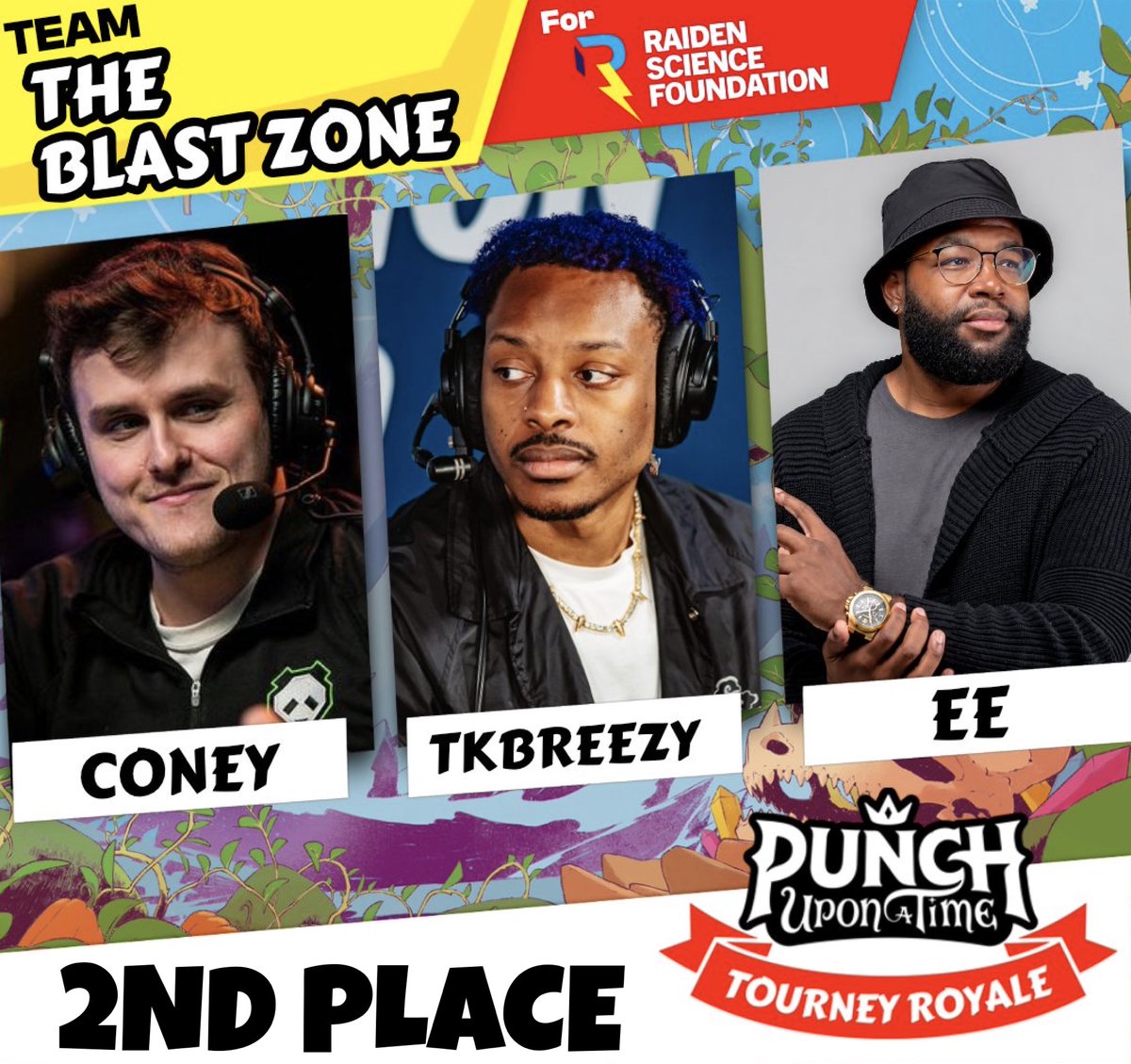Fight4Rare's tweet photo. Congrats to @CONEY, @TKbreezy and @EEvisu on taking 2nd place and winning $5,000 to support @RaidenScience 

#fight4rare #raredisease #thankful https://t.co/VJBOR6fxLF