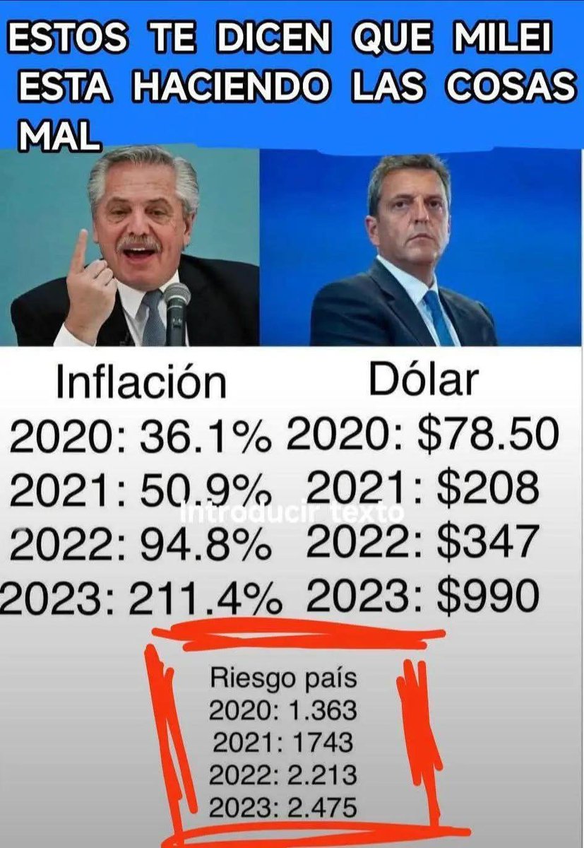 Hank22120664's tweet photo. @NatyLuna_Luna Volver a eso? Jajajajaa chupate una pija. Argentina será potencia les guste o no. https://t.co/UMTutX7RY4