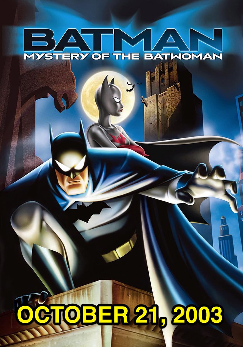 dctrinity90s's tweet photo. This day #BatmanMysteryOfTheBatwoman was released https://t.co/0boSzKoIbD