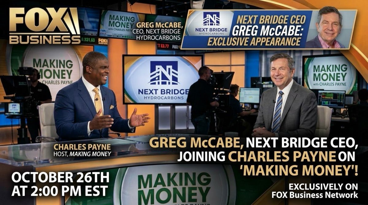 busybrands's tweet photo. Tune in to @FoxBusiness on October 26th at 2:00 PM EST!

@nbhydrocarbons CEO Greg McCabe joins @cvpayne live in studio on Making Money with Charles Payne to discuss the $MMTLP financial scandal. Don't miss it! 🇺🇸🫡 https://t.co/iHguJhaBP9