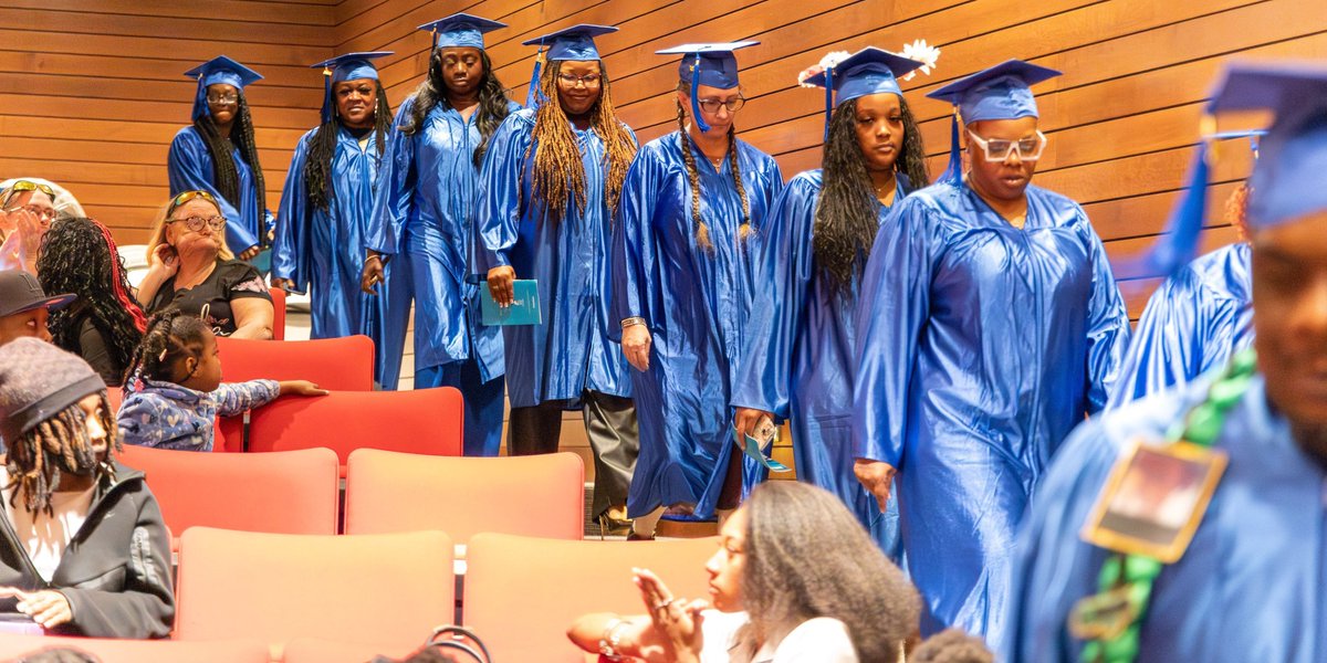 STLpubLibrary's tweet photo. St. Louis Public Library offers adults the opportunity to earn a nationally accredited high school diploma online through the Excel Adult High School program. We recently celebrated our amazing graduates at Central Library. Congratulations to all our graduates! https://t.co/T8yVavXX76