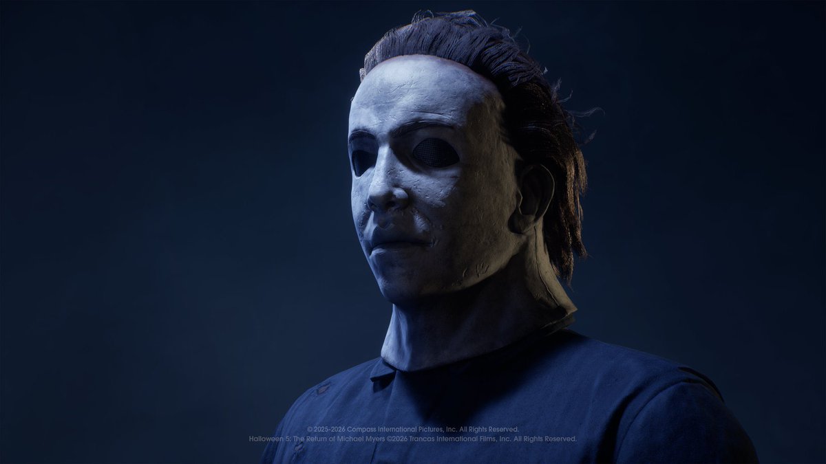 HalloweenVerse's tweet photo. Michael Myers is getting a deadly new weapon in Halloween: The Game!

The Scythe arrives October 27 alongside the Halloween 5 Michael Myers skin and the game’s first major content update! https://t.co/yhCxeMARbA