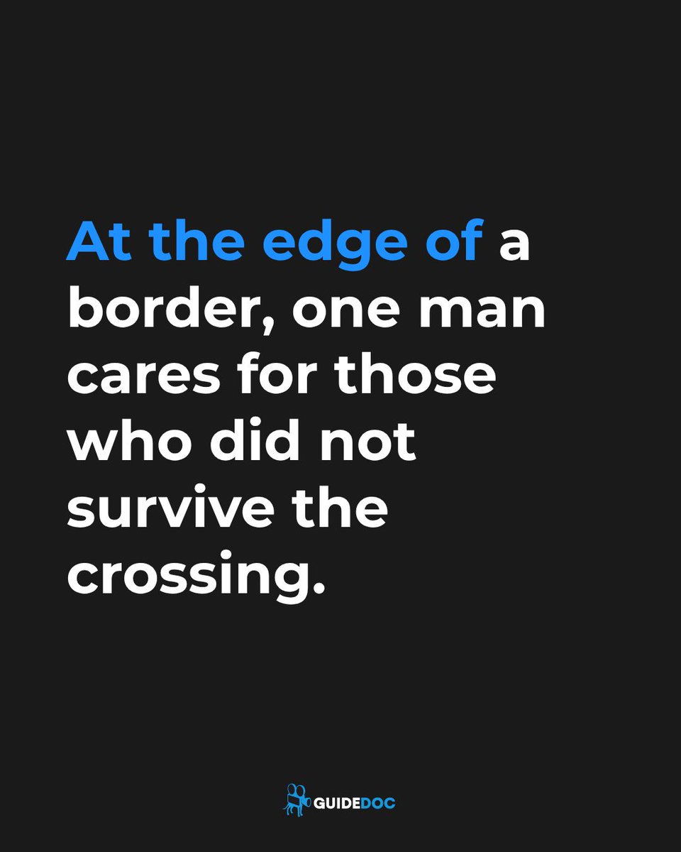 GuideDoc's tweet photo. 🎬 New on GuideDoc

Cadáver

In Algeciras, undertaker Martín Zamora recovers the bodies of people who died trying to reach Spain and helps return them to their families in their countries of origin. Benjamin Kodboel's short...

▶ https://t.co/0uSYfGPaw3

#Documentary #GuideDoc https://t.co/h750aQaA2C