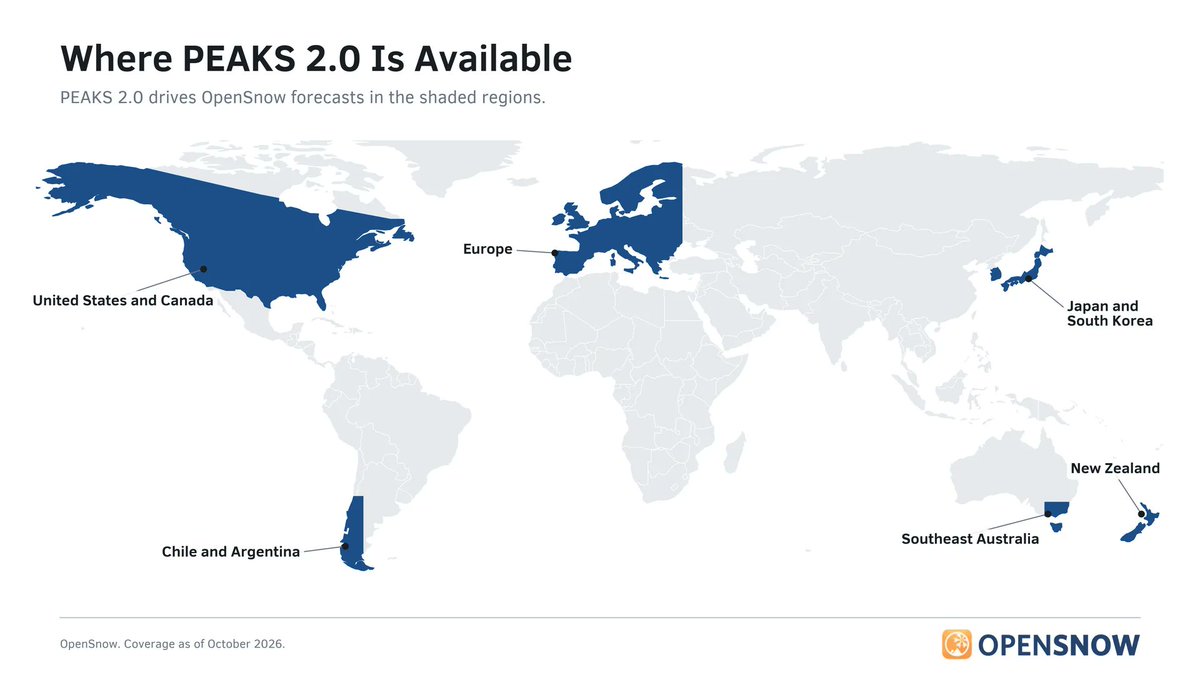 OpenSnow's tweet photo. Where is PEAKS 2.0 available?

Across every major ski region around the world, including the United States, Canada, Europe, Japan, and South America.

https://t.co/X7znIjkXyr https://t.co/NcxrVnixn7