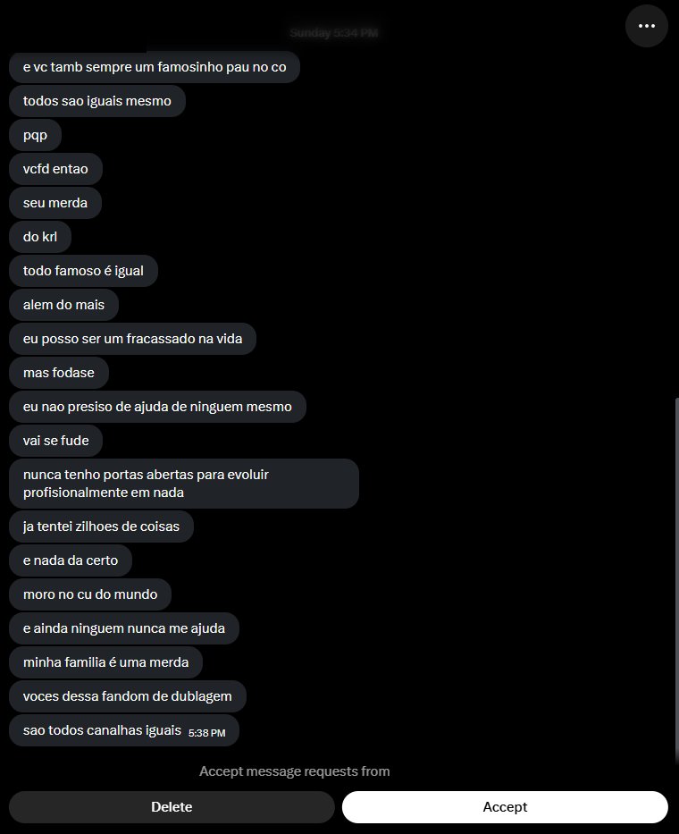 luankct's tweet photo. A mensagem do alecrim-dourado caiu no spam, e eu sou obrigado à ver e responder no tempo dele? KKKKKKKKKKKKKKKKKKKKKKKKKKKK https://t.co/1PNhv6LGPS