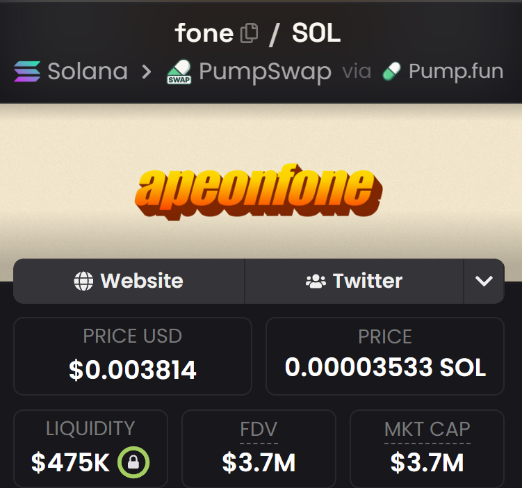 thebreadmakerx's tweet photo. forget $KIMCHI

focus on $FONE

only it can make you rich https://t.co/xJ4Ot7p5q8