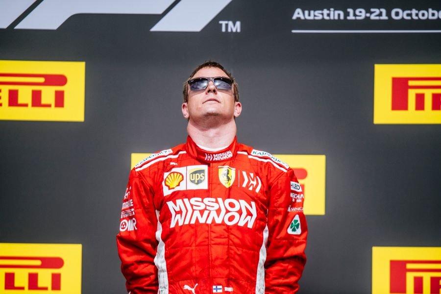 KRaikkonenBR's tweet photo. "Fucking finally" disse Kimi Räikkönen pelo rádio após vencer a sua última corrida na Fórmula 1 com a Ferrari em Austin 2018. 

Quis o destino que a última vitória do Iceman fosse no mesmo dia que ele conquistou o título mundial em 2007.

#Kimi7 #F1 #USGP #Austin #Ferrari https://t.co/XJJztsxIMp