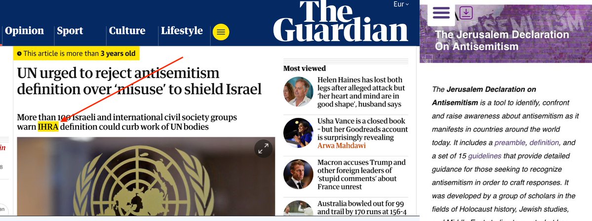 KarimAkramovic's tweet photo. @Ed_Miliband #IHRA is criticized for being used to silence legitimate criticism of Israeli policies by conflating opposition to the Israeli government with #antisemitism, the better option is the #JDA https://t.co/owSAdRRemH