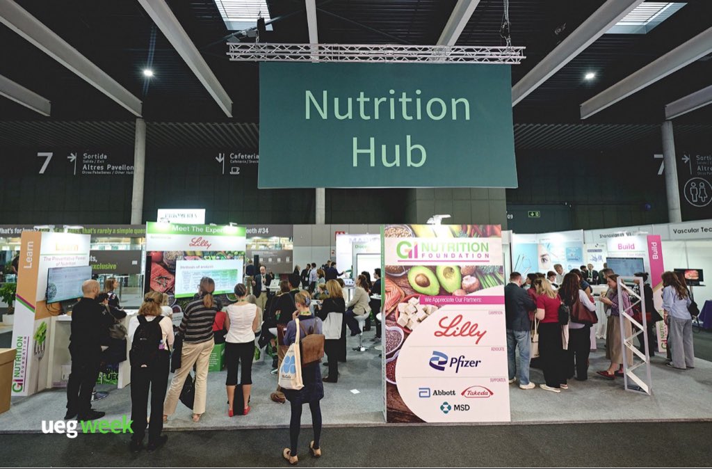 GI_NutritionFdn's tweet photo. Thatโs a wrap for #UEGWeek2026!
The Nutrition Hub organized with the incredible support of @my_ueg has been an interactive place to learn, build healthy eating sustainable habits and put nutrition at the conversation of the management of every patient with a gut disorder
We are grateful for the collaboration and support of our partner @EliLillyandCo ๐๐ป
A heartfelt thank you to everyone who visit the Nutrition Hub. Together we move nutrition for gut disorders forward ๐๐ผ
๐๐ปSee you in #UEGWeek2027 in Copenhagen