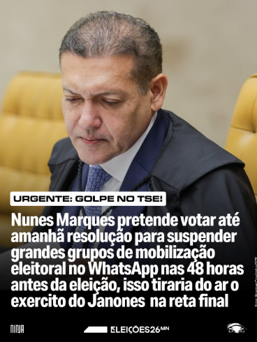 natbonavides's tweet photo. Puro suco do bolsonarismo: bagunça o tabuleiro quando está perdendo. https://t.co/vsYVzGsMmm