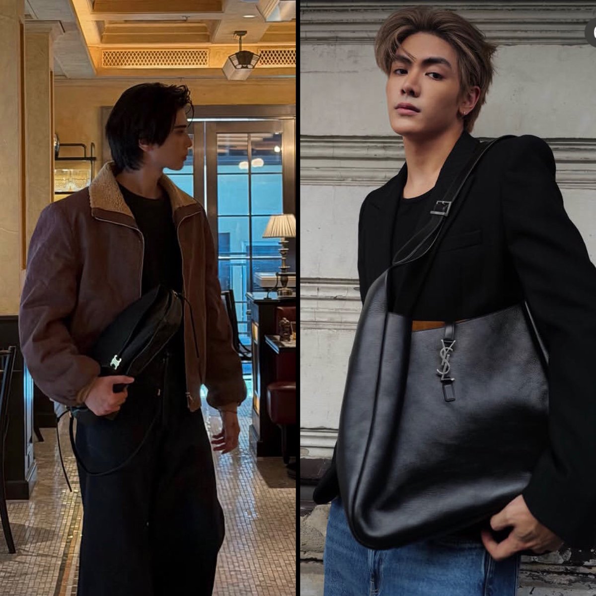 Niniel24's tweet photo. Even in their posts, they shared the same photos with the exact same poses. Oh my joongdunk ! 😭🤍 https://t.co/WX1n8Asibx