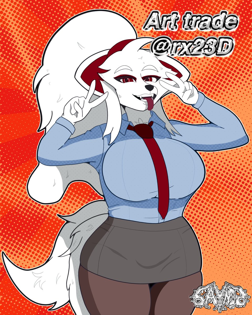 saynoz_stuff's tweet photo. ART TRADE - @/rxd23darts
little art trade I did with this amazing artist!
(I can confirm now I can do furries lol)
check his amazing content on IG!!
#arttrade #furryart #digitalillustration #digitalart #oc https://t.co/qXXs4oPwPn