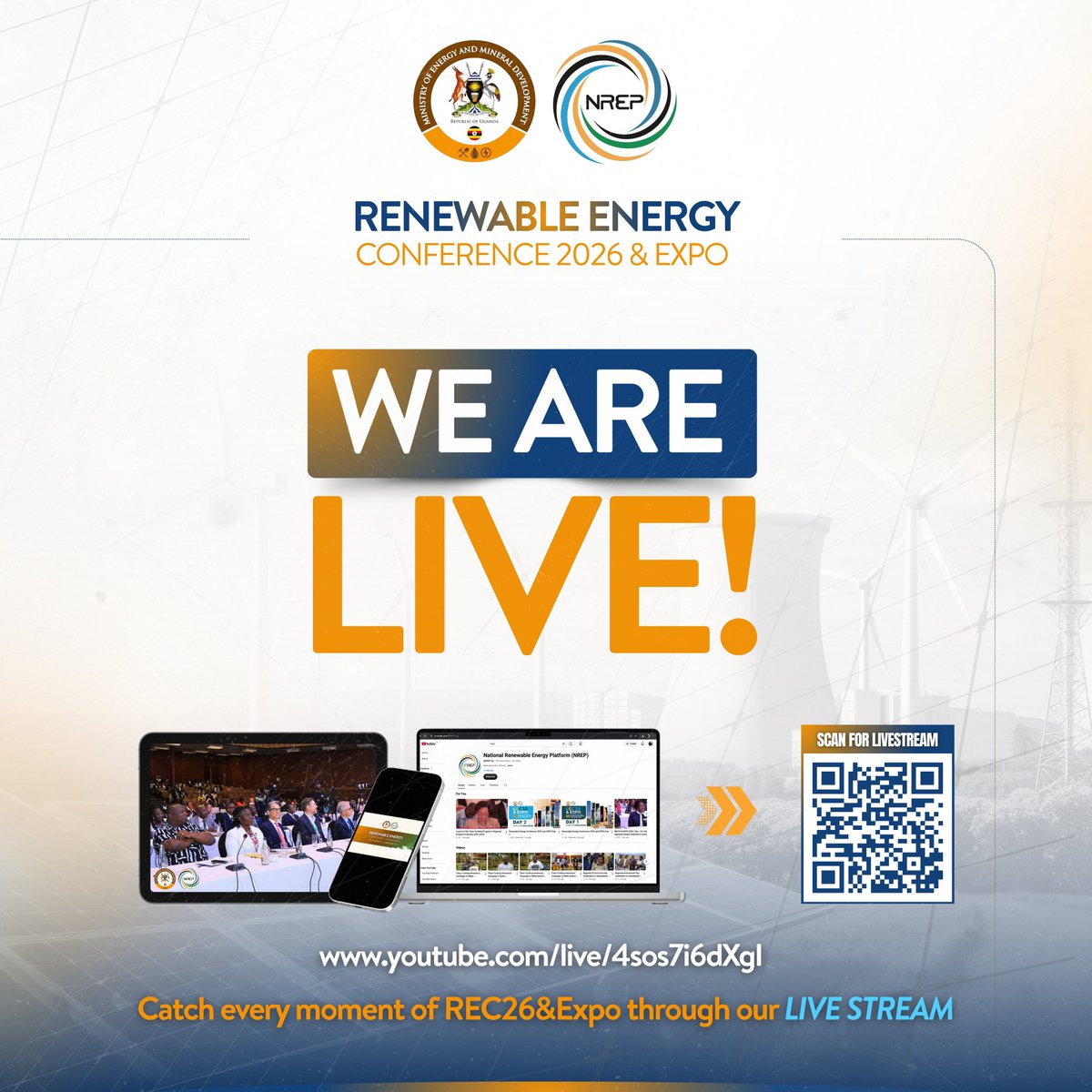 allen_namwase's tweet photo. #REC2026&amp;EXPO, is liv fam! And you and can join the conversations as well, from wherever we are by just streaming live here: https://t.co/s6CWpkJGru...

And this ongoing #REC26UG, is under the theme: From Systems To Scale Transforming Uganda's Green Economy! https://t.co/SiTcSw1gbu