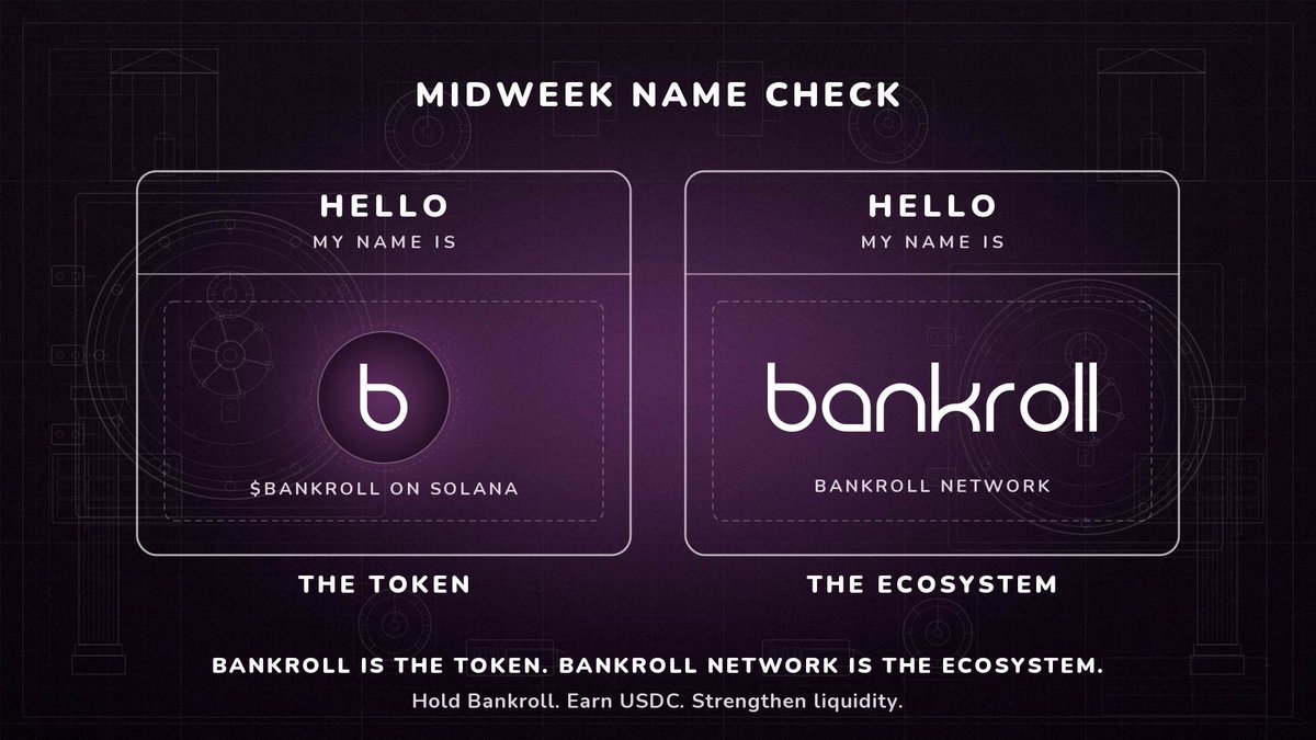 Bankroll_Status's tweet photo. Hello, my name is solana:B32ocrADBEo1XHsGVnxqP81SaK2NiZkQmmAoTnmT8Ybu . I'm the token, on Solana, designed for long-term holders.

Hello, my name is Bankroll Network. I'm the ecosystem it belongs to.

Bankroll is the token. Bankroll Network is the ecosystem.

Mint: B32ocrADBEo1XHsGVnxqP81SaK2NiZkQmmAoTnmT8Ybu

https://t.co/frJXIfhJsL