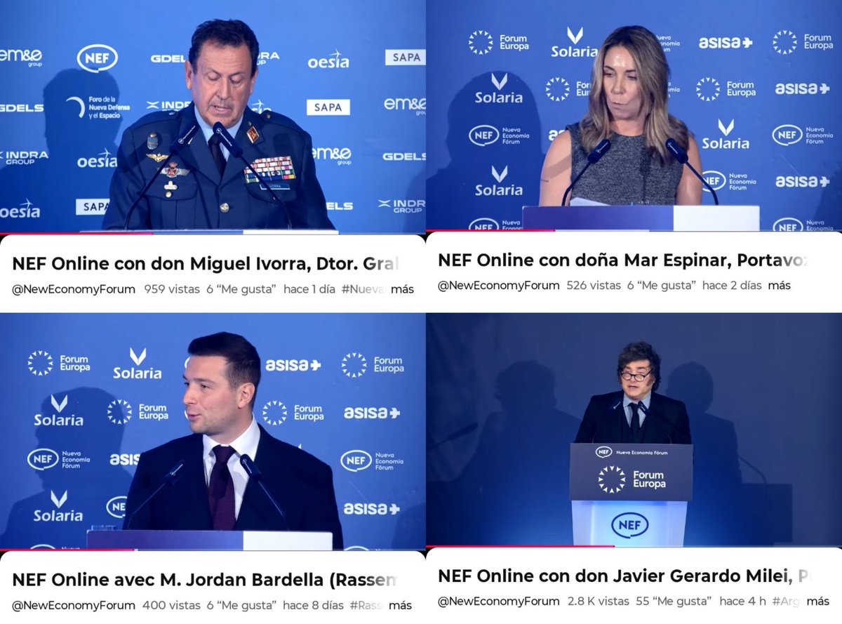 CTuria's tweet photo. Los sponsors se borraron del discurso de Milei 😂😂 https://t.co/zlANQeTjMb