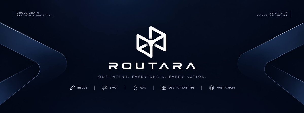routarachain's tweet photo. Introducing ROUTARA.

Cross-chain execution is evolving. ROUTARA is being built to make moving across chains, swapping assets, and executing actions through one unified platform.

One intent. Multiple chains. A smoother way to move on-chain.

We’re building. More coming soon. https://t.co/34B6GEgG8A