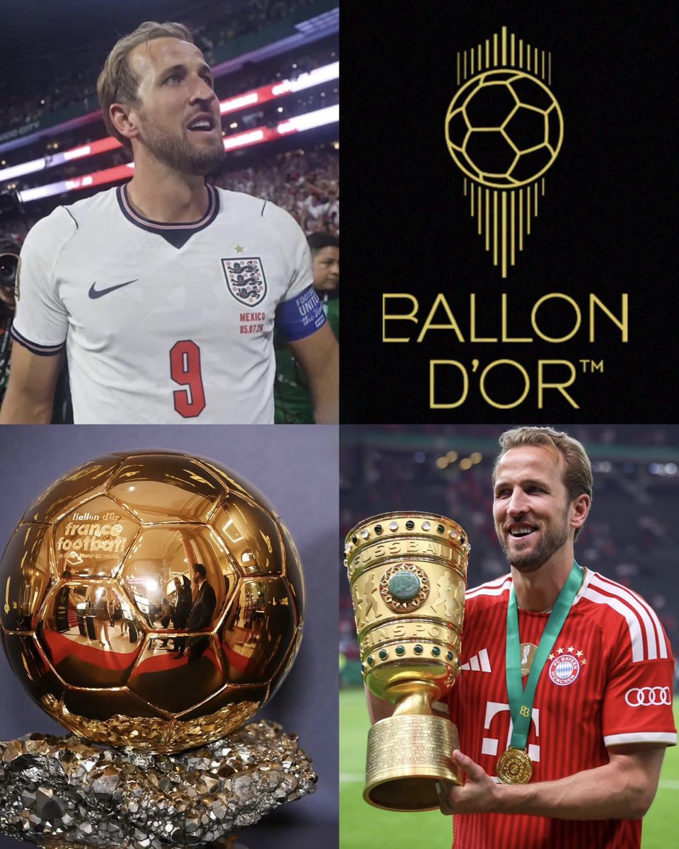 MotivacionesF's tweet photo. ¡¡HARRY KANE GANARÍA EL BALÓN DE ORO 2026!! 🤯🥇 

Según informa Winna FC, el delantero inglés habría sido notificado de que será el ganador del Balón de Oro 2026. ¡¡¡UNA SORPRESA TOTAL!!!

Muchos esperaban que el premio fuera para Lionel Messi, Ousmane Dembélé o Lamine Yamal, pero Kane tendría todos los números para quedarse con el galardón. 👀🏆

ESTOS SON SUS NÚMEROS Y LOGROS:

➡️ Máximo goleador de la Bundesliga 2025-26 con 36 goles en 31 partidos y campeón de la competición.

➡️ Máximo goleador de la Copa de Alemania con 10 tantos en 6 partidos y campeón del torneo.

➡️ Campeón de la Supercopa de Alemania 2026.

➡️ Semifinalista del Mundial con Inglaterra y ganador del partido por el tercer puesto.

➡️ Semifinalista de la Champions League con 14 goles en 13 partidos.

➡️ Ganador de la Bota de Oro europea 2025-26.

NÚMEROS DE OTRO PLANETA. ¿MERECE HARRY KANE EL BALÓN DE ORO? 🤔🥇