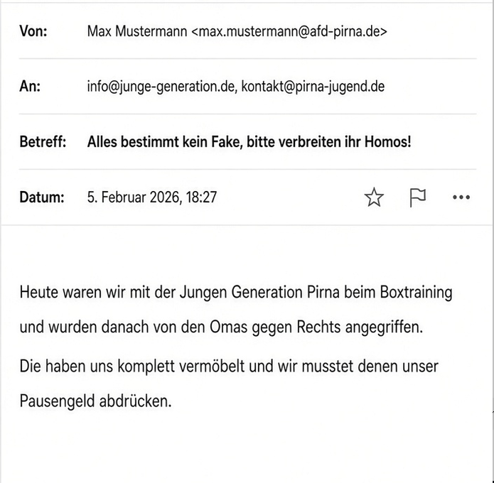 DerGanesha's tweet photo. Eine der gehackten Mails von der AfD

Ist sicher echt oder? https://t.co/d9UZOxmz15