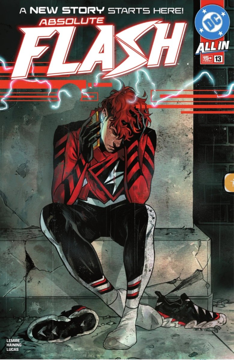 unusual_dess's tweet photo. Such an amazing book 10/10
Can't wait for the next issue ⚡⚡⚡
#absoluteflash #dccomics #wallywest https://t.co/CwUgbF11NC