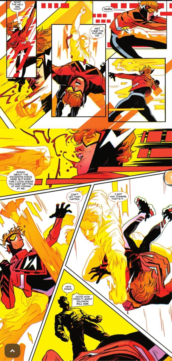 unusual_dess's tweet photo. Such an amazing book 10/10
Can't wait for the next issue ⚡⚡⚡
#absoluteflash #dccomics #wallywest https://t.co/CwUgbF11NC