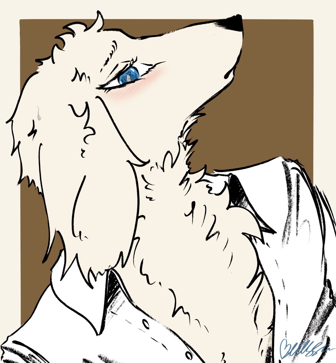 BeLLugA_44's tweet photo. 朝支度🐶🐺
 #ケモノ #Furry #イラスト https://t.co/xjYrUvvHLO