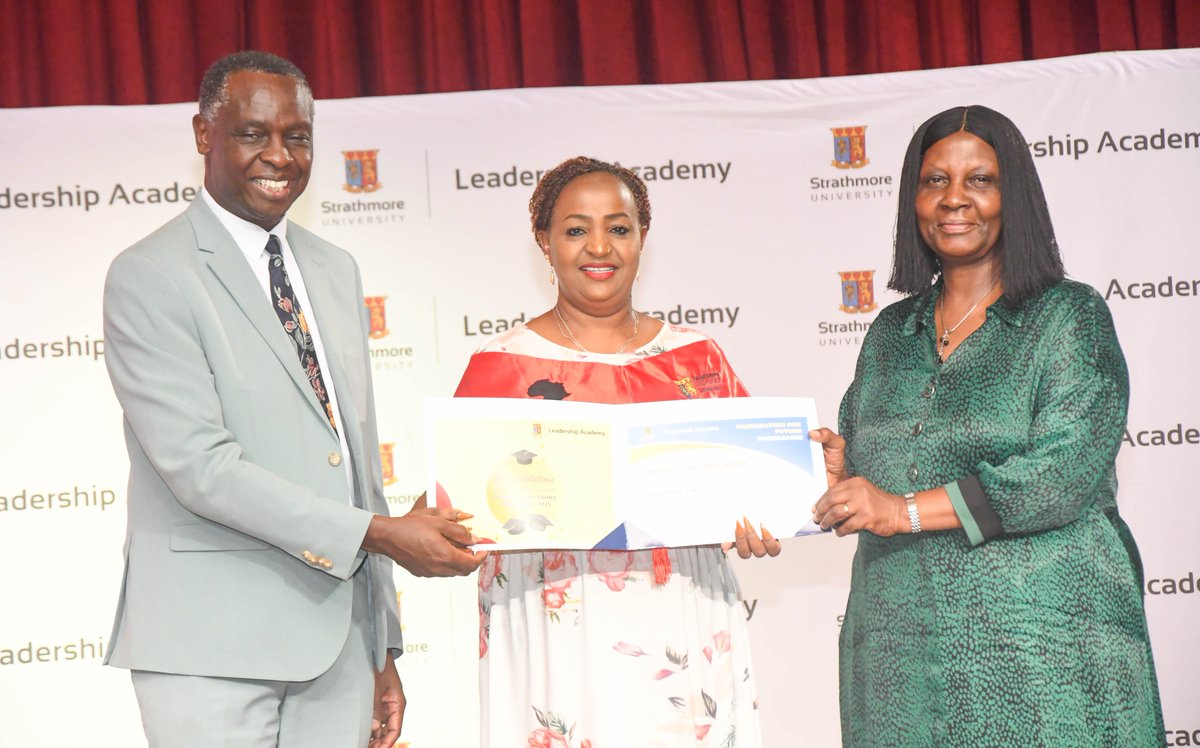 StrathU's tweet photo. Preparation for Future Programme, we had 57 Graduates.🎓

Prof. Ismail Ateya shared key insights on preparing for retirement: prioritise rest, monetise your skills to create opportunities beyond retirement, and remain committed to personal growth.

#LeadershipAcademyGraduation2026 #MadeinSU