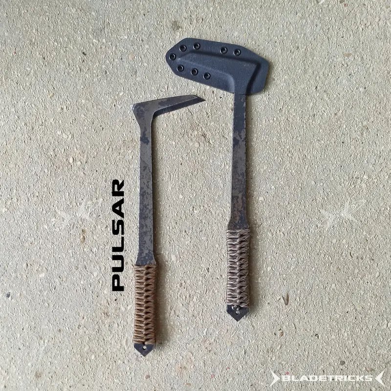 Maceofthednx's tweet photo. Today’s mace is: the modern tactical “pulsar mace” from Bladetricks!
Using specific optimized shaping and grip materials, this is a more modern take on the greatest weapon ever invented. Designed for multi-use, this tool is able to shatter Kevlar plates and ceramic! https://t.co/VGvbCDN1PT
