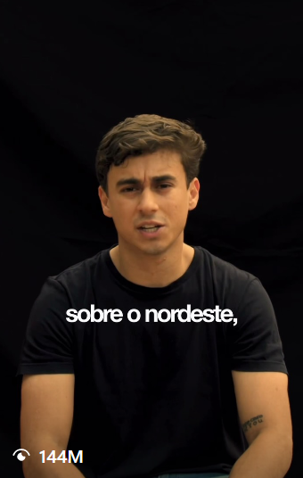 meioindep's tweet photo. 🚨ATENÇÃO: Post de Nikolas se torna o vídeo sem áudio mais visualizado do mundo no Instagram, com 144 milhões de visualizações https://t.co/DLFVDq5ehs