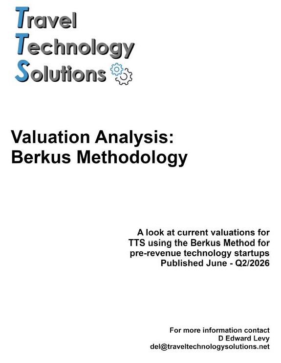 TravelTechSol's tweet photo. TTS valuation resources and information are now available. Request a copy of the Valuation Analysis: Berkus Methodology from TTS Media here: access@traveltechnologysolutions.net #startup https://t.co/6gxkIHVK56