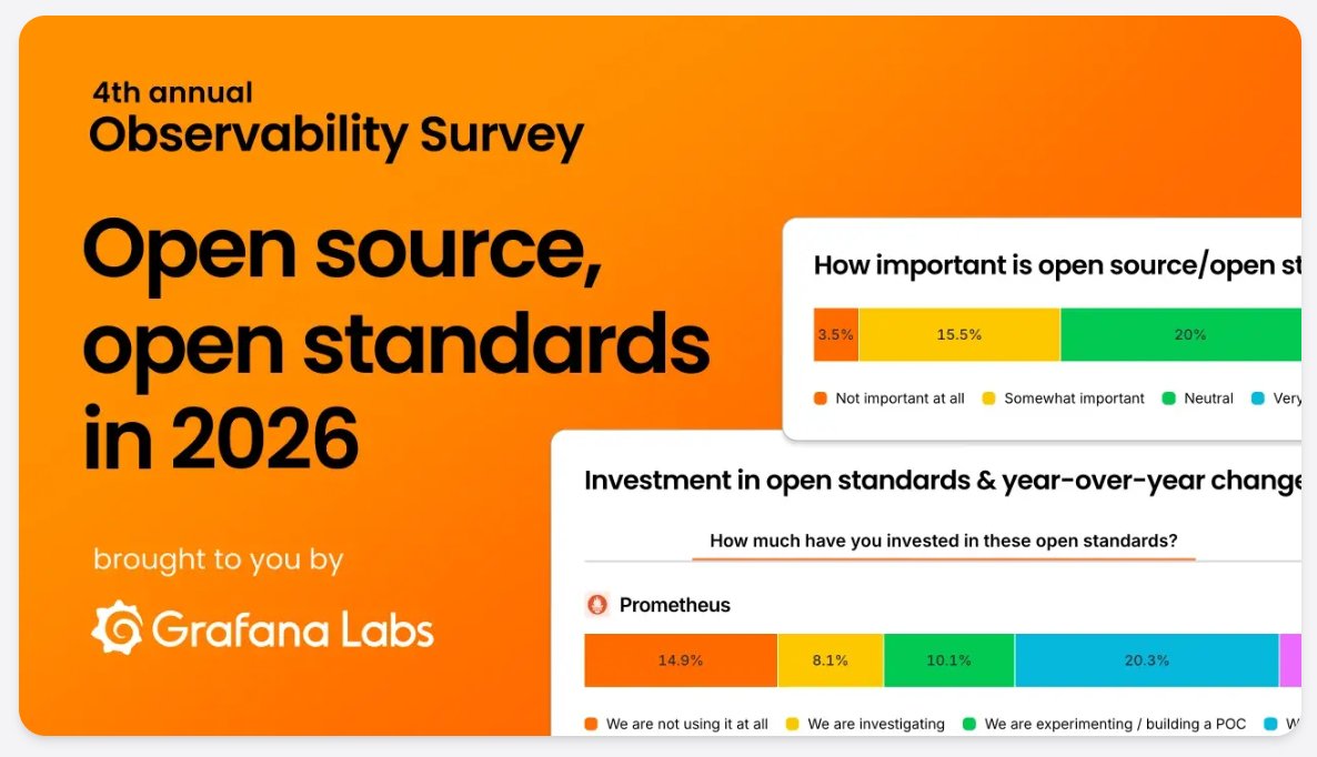 ABridgwater's tweet photo. Grafana Labs ‘traces’ path to agentic Ops with Watchers, Pages &amp; Agent Observability  https://t.co/HNzXde4FUR via @computerweekly https://t.co/iVaS7QTEX5