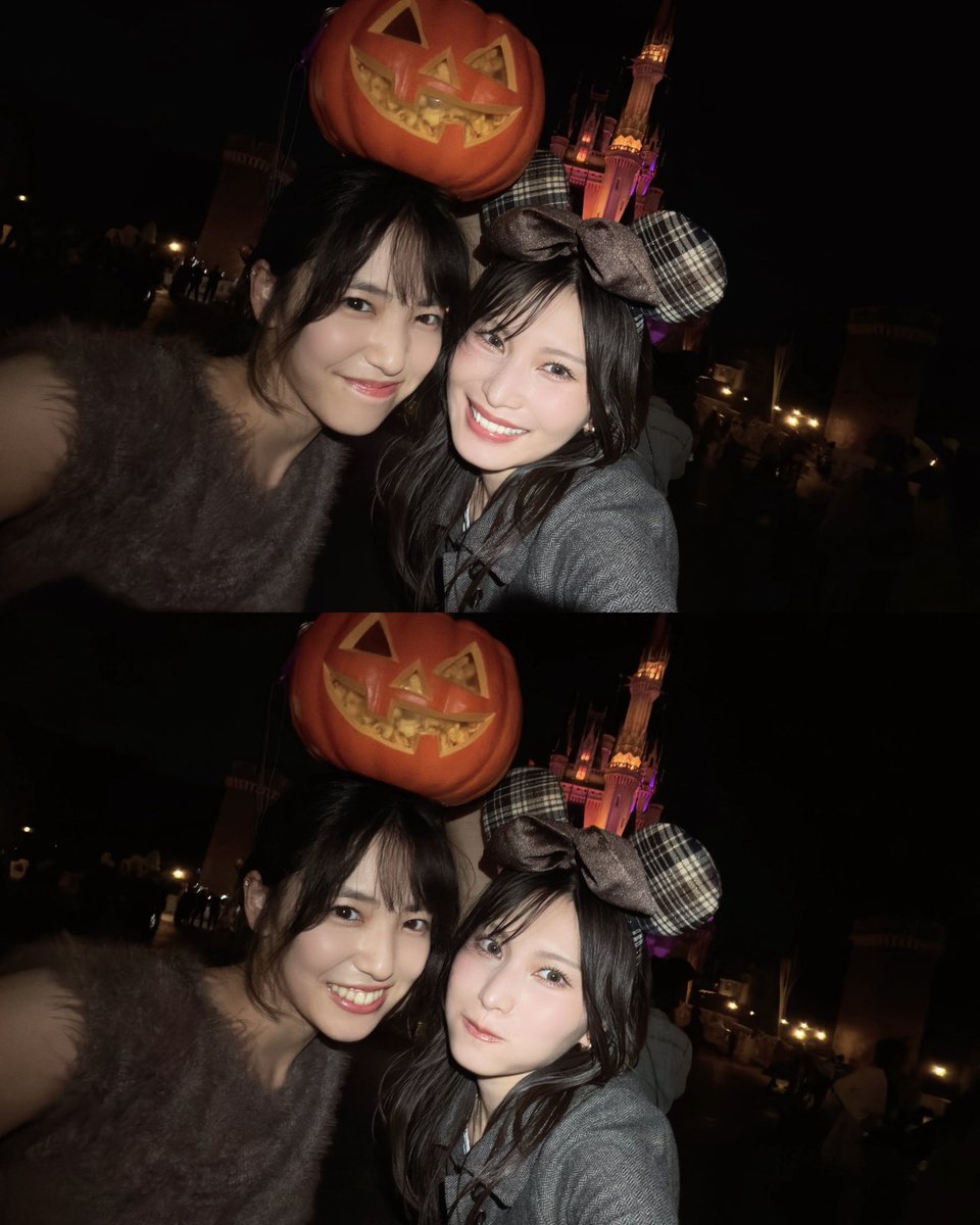 seina_fuku48's tweet photo. これは本当にあった怖い話なんですけど、
仲良くお揃いでカチューシャを買ったんですけど、いつの間にか片方が
カボチャになってたんですね🎃！？！？

（どこかにカチューシャを落としたうっかりたおさん。） https://t.co/BIY2fJjvka