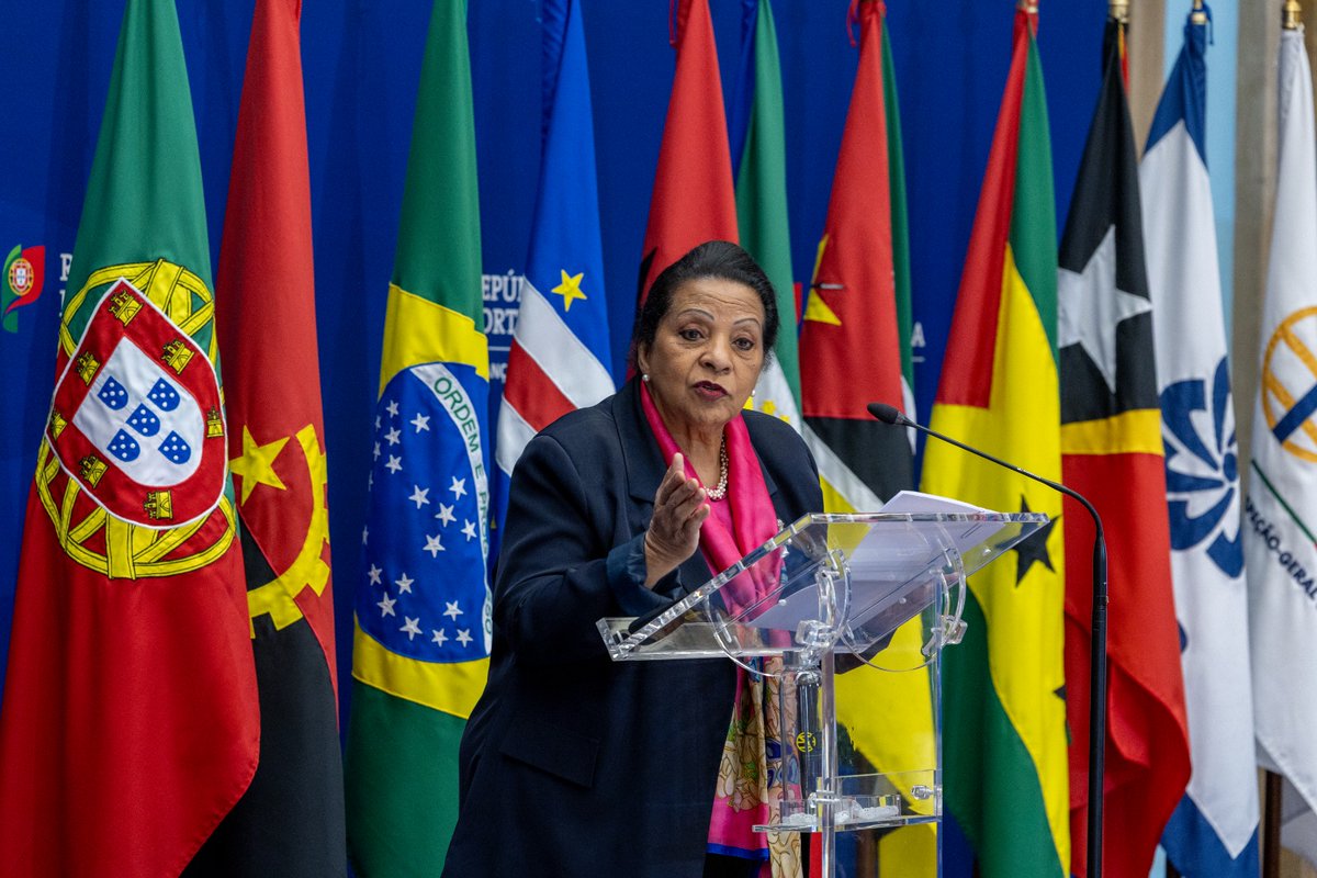 _CPLP's tweet photo. A Secretária Executiva da CPLP, Embaixadora Maria de Fátima Jardim, destacou a importância do reforço da cooperação entre os órgãos de controlo interno dos Estados-Membros para promover a integridade, a transparência e a boa governação. 🌐 Mais: https://t.co/njva5h5qfD #CPLP https://t.co/MDdvP25FDK