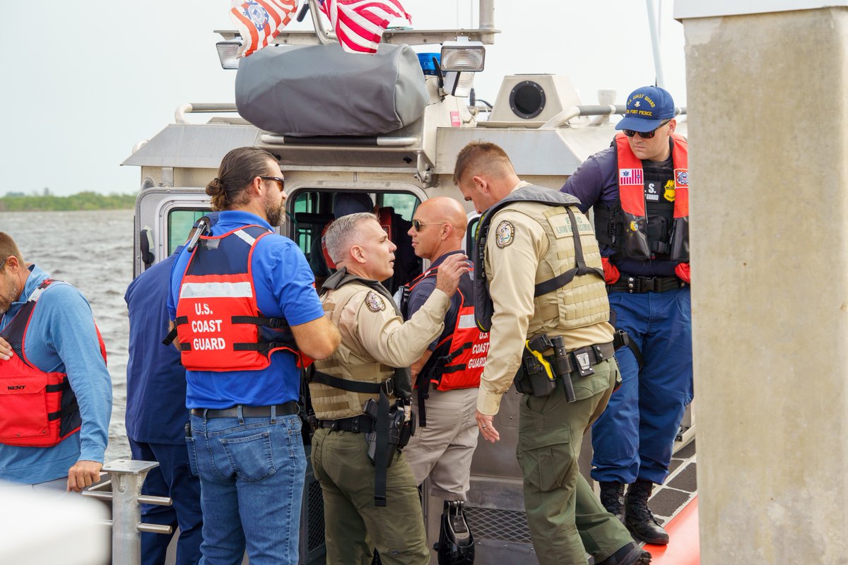 RepBrianMast's tweet photo. This week alongside local, state, and federal officials, we assessed the growing issue of abandoned vessels in our waterways. These boats pose a serious threat to our environment and the safety of boaters navigating our waters. I’ll continue working to find solutions and keep our waterways safe.