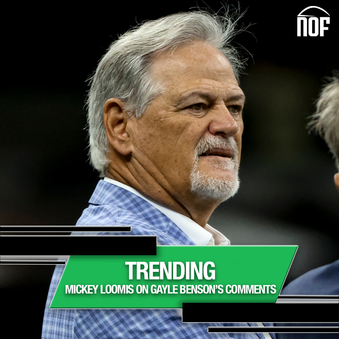 nofnetwork's tweet photo. "I understood where she's coming from, and I think every once in a while, we all need to be a little uncomfortable."

#Saints GM Mickey Loomis on owner Gayle Benson's recent comments about the team's slow start to the season. https://t.co/Sd2Sv7t5rO