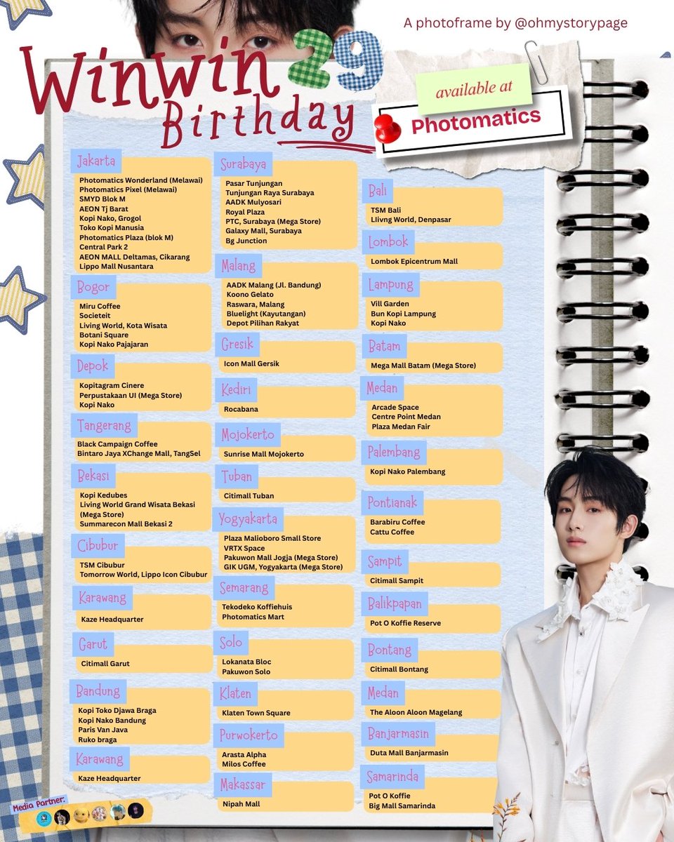 WinwinDong_1028's tweet photo. 🥳WINWIN 29th Photoframe event by @wongjinana (ig: ohmystorypage)

✮ PHOTOMATICS
✮ 22.10 - 07.11

Let’s take a beautiful moment₊˚❀༉‧

#WINWIN29TH  
#HBD_DONGSICHENG https://t.co/yV2cySl0UB