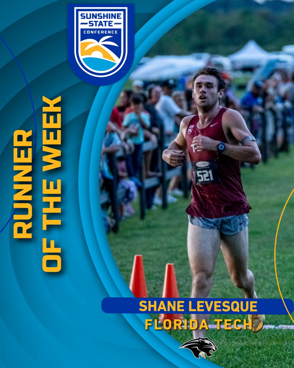 D2SSC's tweet photo. 🏃 SSC Cross Country Runners of the Week!

🏅 Men: Shane Levesque | @FLTechAthletics 
🏅 Women: Hannah Harris | @FSC_Mocs 

👏 Congratulations to Shane and Hannah!

📖 Story - https://t.co/Qh7WO666KH https://t.co/z07x4Hqy06