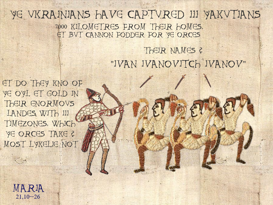 MariaSlavaUA's tweet photo. Yakutians in Ukraine https://t.co/jsUK12rtR0