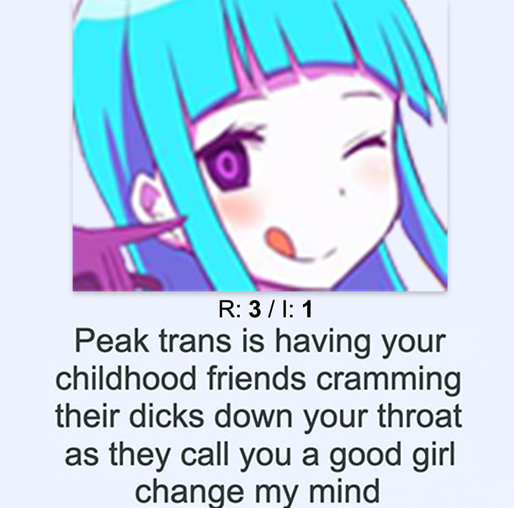 leftypol_org's tweet photo. Peak trans is when you visit https://t.co/HD1m7VhtXO https://t.co/HUqOmgaAx9